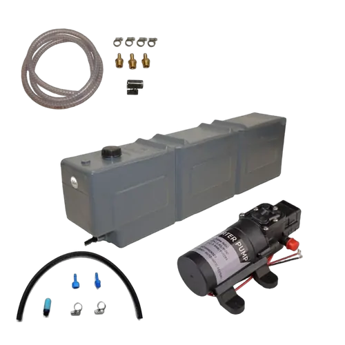 Poly Water Tank 55 Litre Ute Mount and Pump Kit