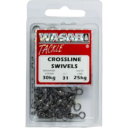 Wasabi 25kg Crossline Swivel (30kg Breaking Strain) Small Pack (8)