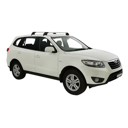 Yakima FlushBar 105cm Silver Pair (S7Y) To Suit Hyundai Santa Fe 5dr SUV /2009-/2012