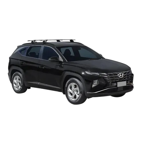 Yakima ThruBar 135cm Silver Pair (S17Y) To Suit Hyundai Tucson 5dr SUV 04/2021-/On