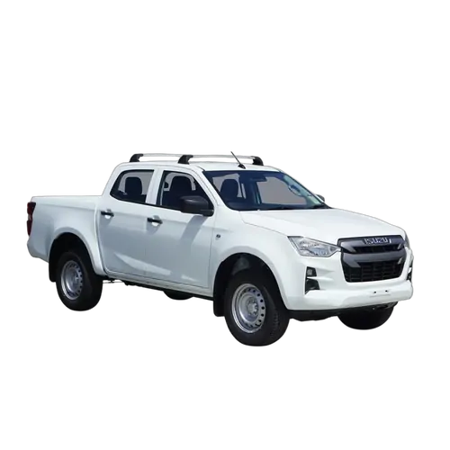 Yakima FlushBar 105cm Silver Pair (S7Y) To Suit Isuzu D-Max LS-U/LS-M Crew Cab 09/2020-/On