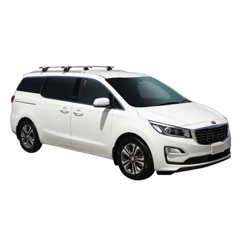 Yakima ThruBar 135cm Silver Pair (S17Y) To Suit Kia Carnival 5dr MPV /2015-01/2021