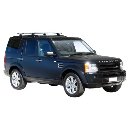 Yakima ThruBar 135cm Silver Pair (S17Y) To Suit Land Rover Discovery 3 11/2004-/2009