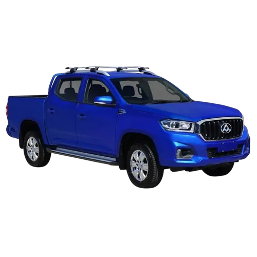 Yakima ThruBar 135cm Silver Pair (S17Y) To Suit LDV T60/T60 Max/eT60 Double Cab 10/2017-/On