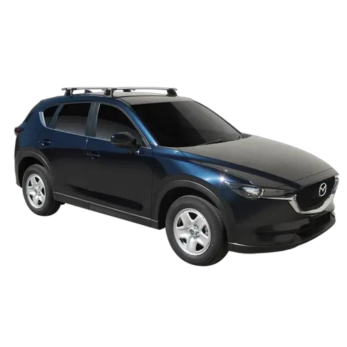 Yakima ThruBar 120cm Silver Pair (S16Y) To Suit Mazda CX-5 5dr SUV /2017-/On