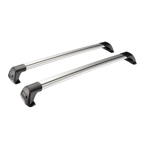 Yakima FlushBar 100cm Silver Pair (S6Y) To Suit MG ZS 5dr SUV 12/2017-/On