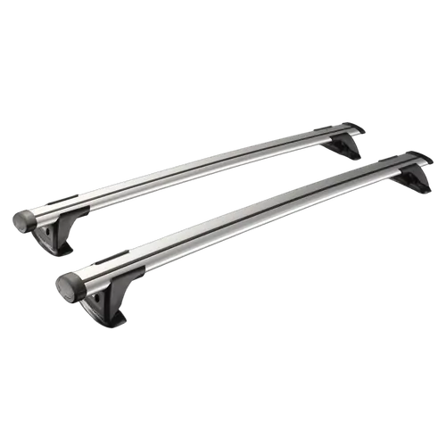 Yakima ThruBar 135cm Silver Pair (S17Y) To Suit Mitsubishi Pajero 5dr SUV /2007-/2022