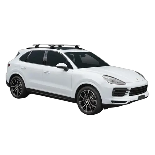 Yakima ThruBar 135cm Silver Pair (S17Y) To Suit Porsche Cayenne 5dr SUV /2019-/On