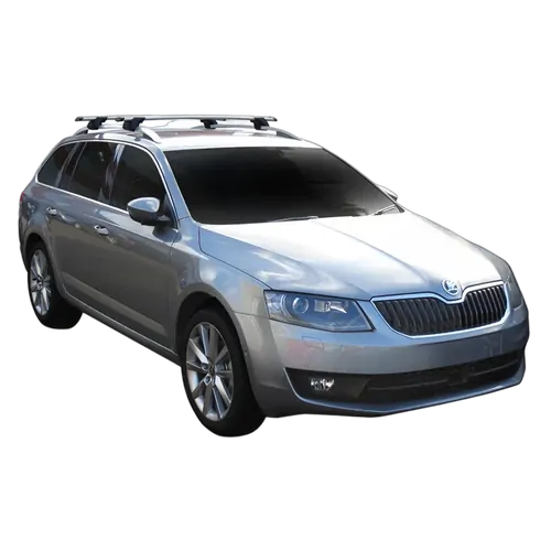 Yakima ThruBar 120cm Silver Pair (S16Y) To Suit Skoda Octavia Scout 4x4 /2013-/On