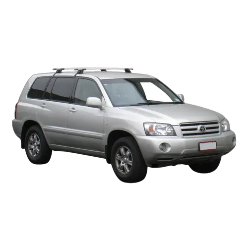 Yakima ThruBar 120cm Silver Pair (S16Y) To Suit Toyota Kluger 5dr SUV 10/2003-/2007
