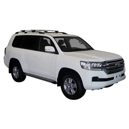 Yakima ThruBar 135cm Silver Pair (S17Y) To Suit Toyota Land Cruiser 200 Series 08/2007-11/2021