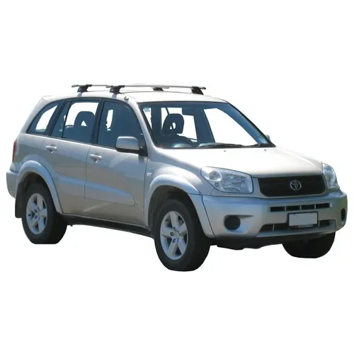 Yakima ThruBar 120cm Silver Pair (S16Y) To Suit Toyota Rav4 20 Series 06/2000-01/2006