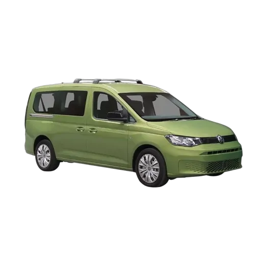 Yakima FlushBar 105cm Silver Pair (S7Y) To Suit Volkswagen Caddy LWB 06/2021-/On