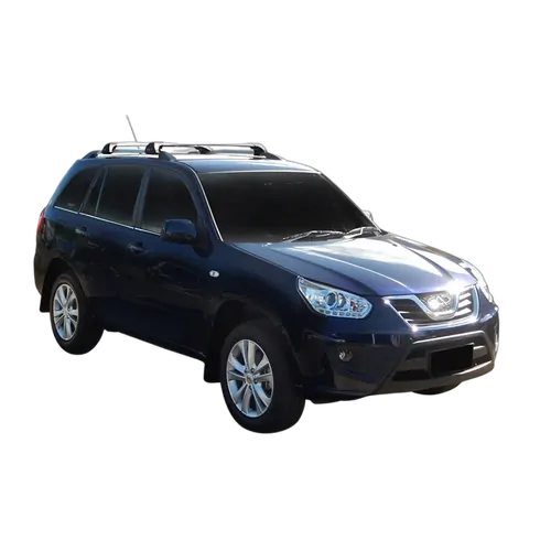 Yakima FlushBar 100cm Silver Pair (S6Y) To Suit Chery J11 5dr SUV /2010-/On