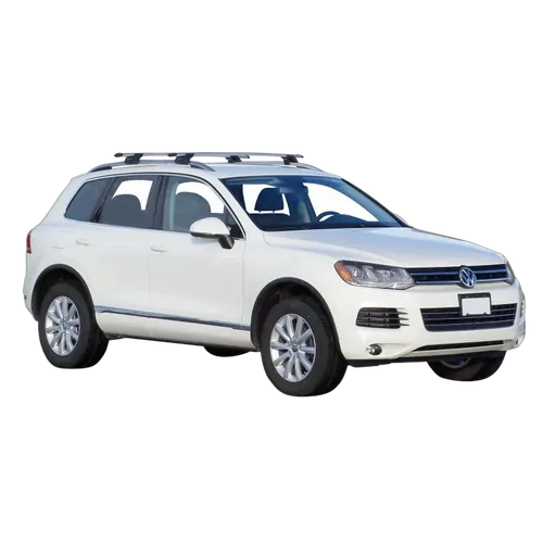Yakima ThruBar 135cm Silver Pair (S17Y) To Suit Volkswagen Touareg 5dr SUV /2010-/2018