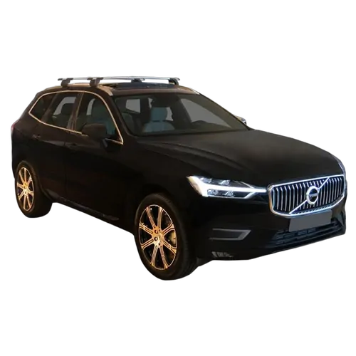 Yakima ThruBar 120cm Silver Pair (S16Y) To Suit Volvo XC60 5dr SUV 10/2017-/On