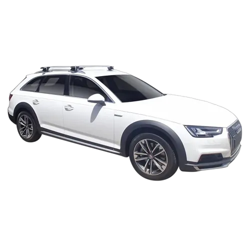 Yakima ThruBar 120cm Silver Pair (S16Y) To Suit Audi A4/S4/RS4 Allroad /2016-/On