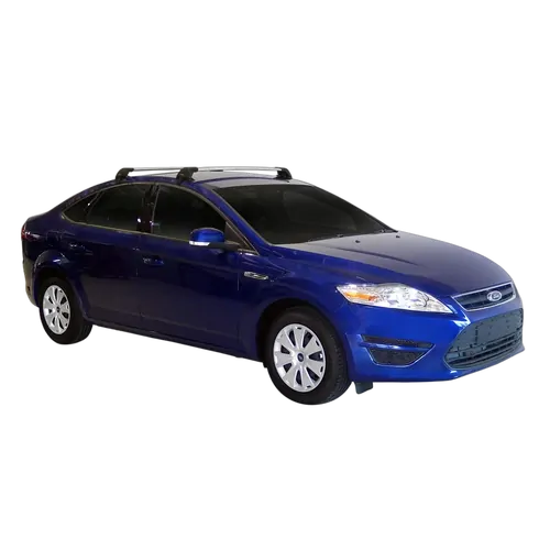 Yakima FlushBar 105cm Silver Pair (S7Y) To Suit Ford Mondeo 5dr Hatch /2010-/2014