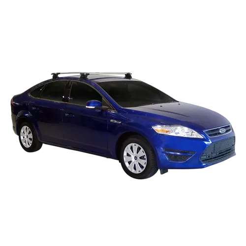 Yakima ThruBar 120cm Silver Pair (S16Y) To Suit Ford Mondeo 5dr Hatch /2010-/2014