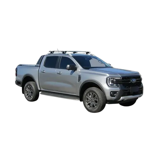 Yakima ThruBar 135cm Silver Pair (S17Y) To Suit Ford Ranger Wildtrak 07/2022-/On