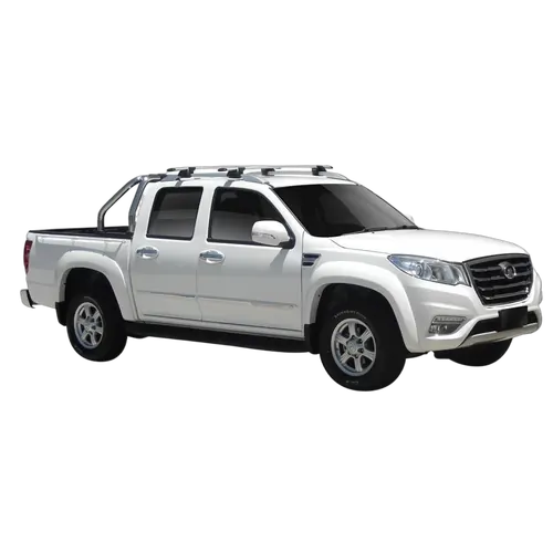 Yakima ThruBar 135cm Silver Pair (S17Y) To Suit Great Wall Steed Double Cab /2016-/2020