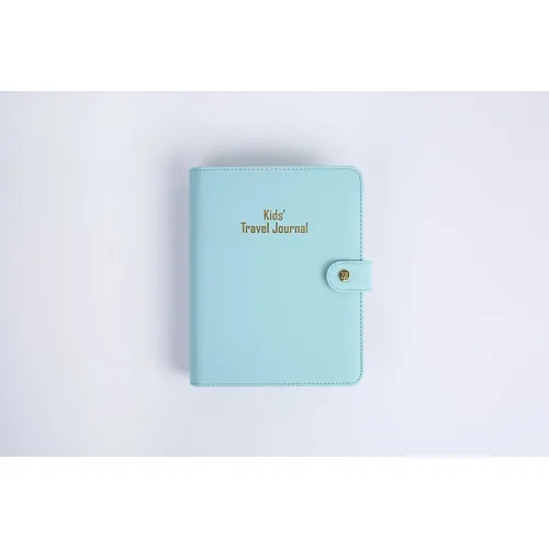 ZipBoom Kids Travel Journal Starter Pack Pale Blue