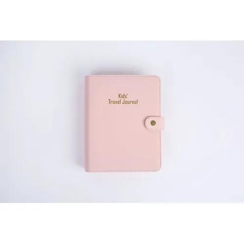 ZipBoom Kids Travel Journal Starter Pack Blush Pink