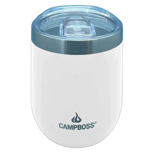 Campboss 12oz Boss Wine Tumbler - White