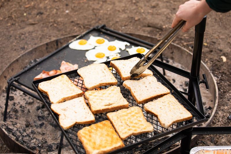 How to take eggs camping.