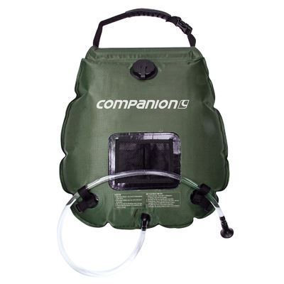 COMPANION CANVAS SHOWER BUCKET 20 LITRE CAMPING CAMP oztrail